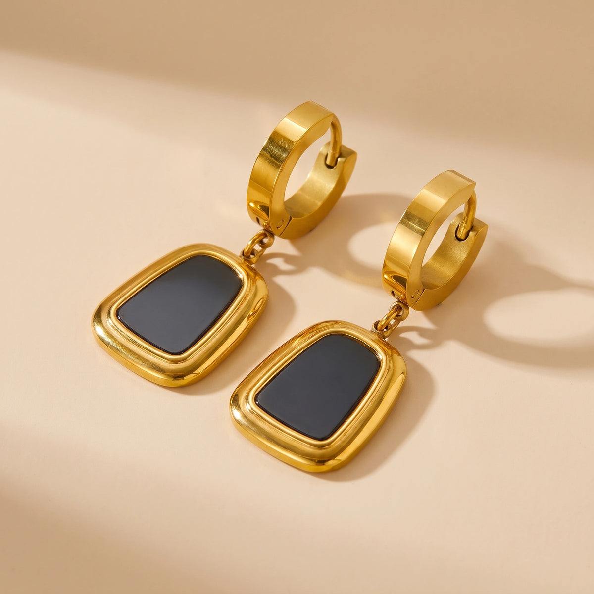 MYKI Enamel Drop Earrings | MYKI (MKERCH1038G-SSYI)
