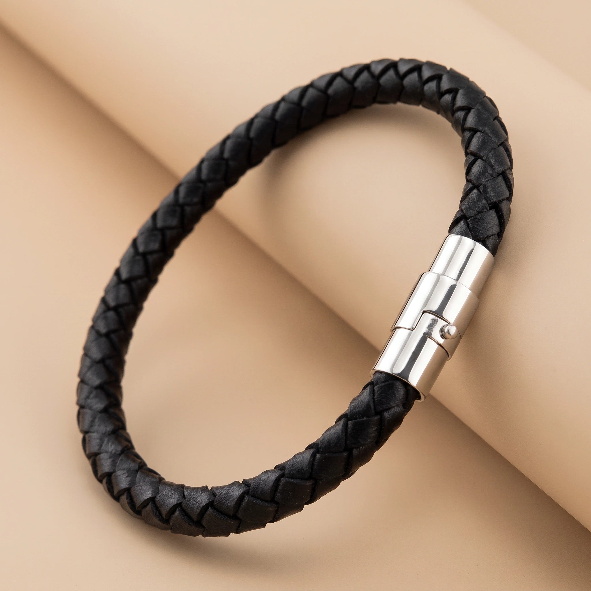 MYKI Limited Edition Leather rope Bracelet For Men & Boys (MKMBR103)