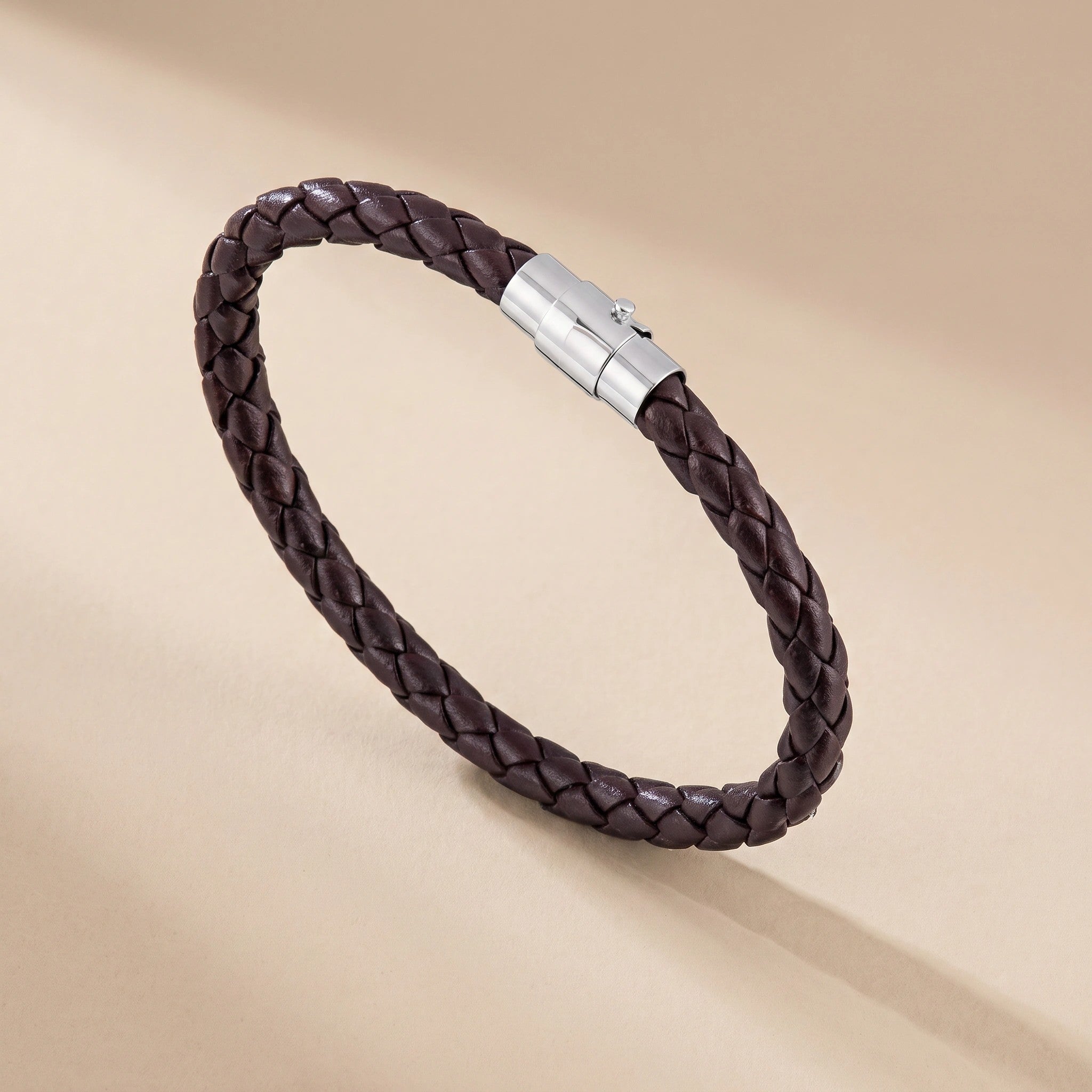 MYKI Limited Edition Leather rope Bracelet For Men & Boys (MKMBR103)