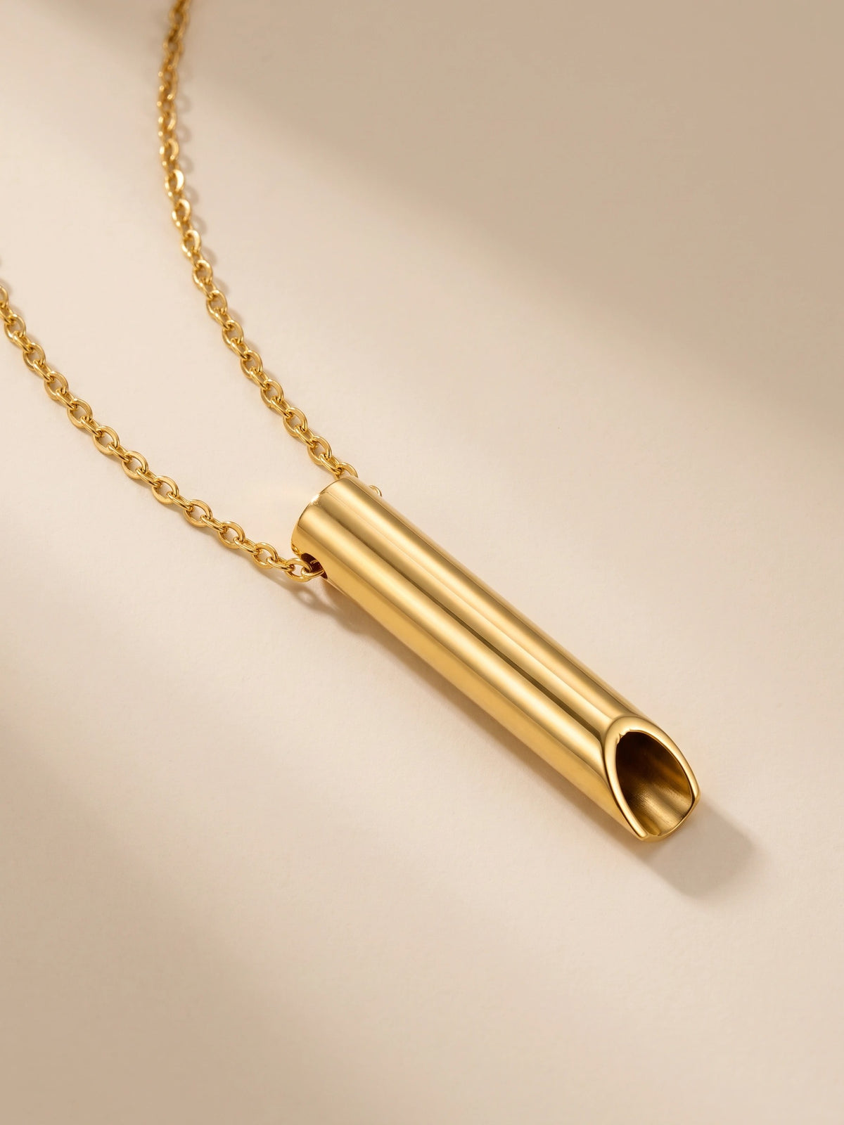 MYKI Anti-Tarnish Stainless Steel Tube Pendant Chain (MKMC112-MPC)