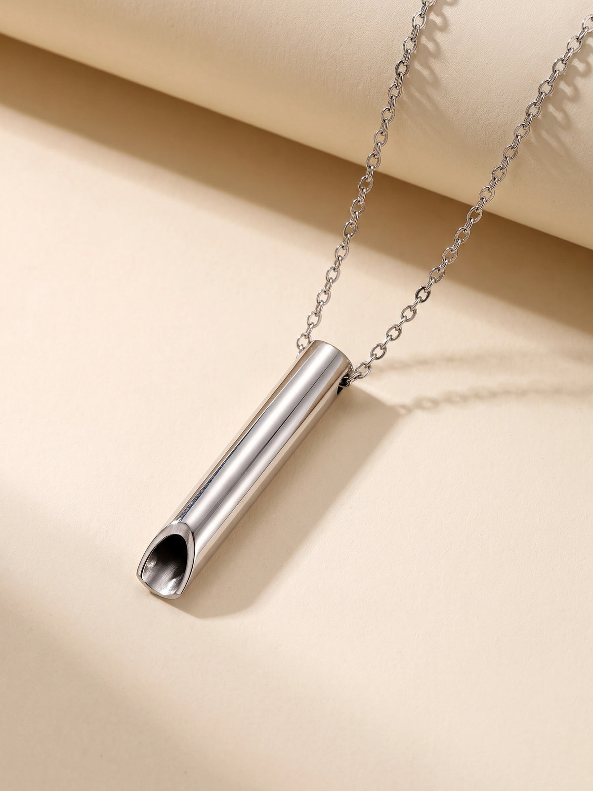 MYKI Anti-Tarnish Stainless Steel Tube Pendant Chain (MKMC112-MPC)