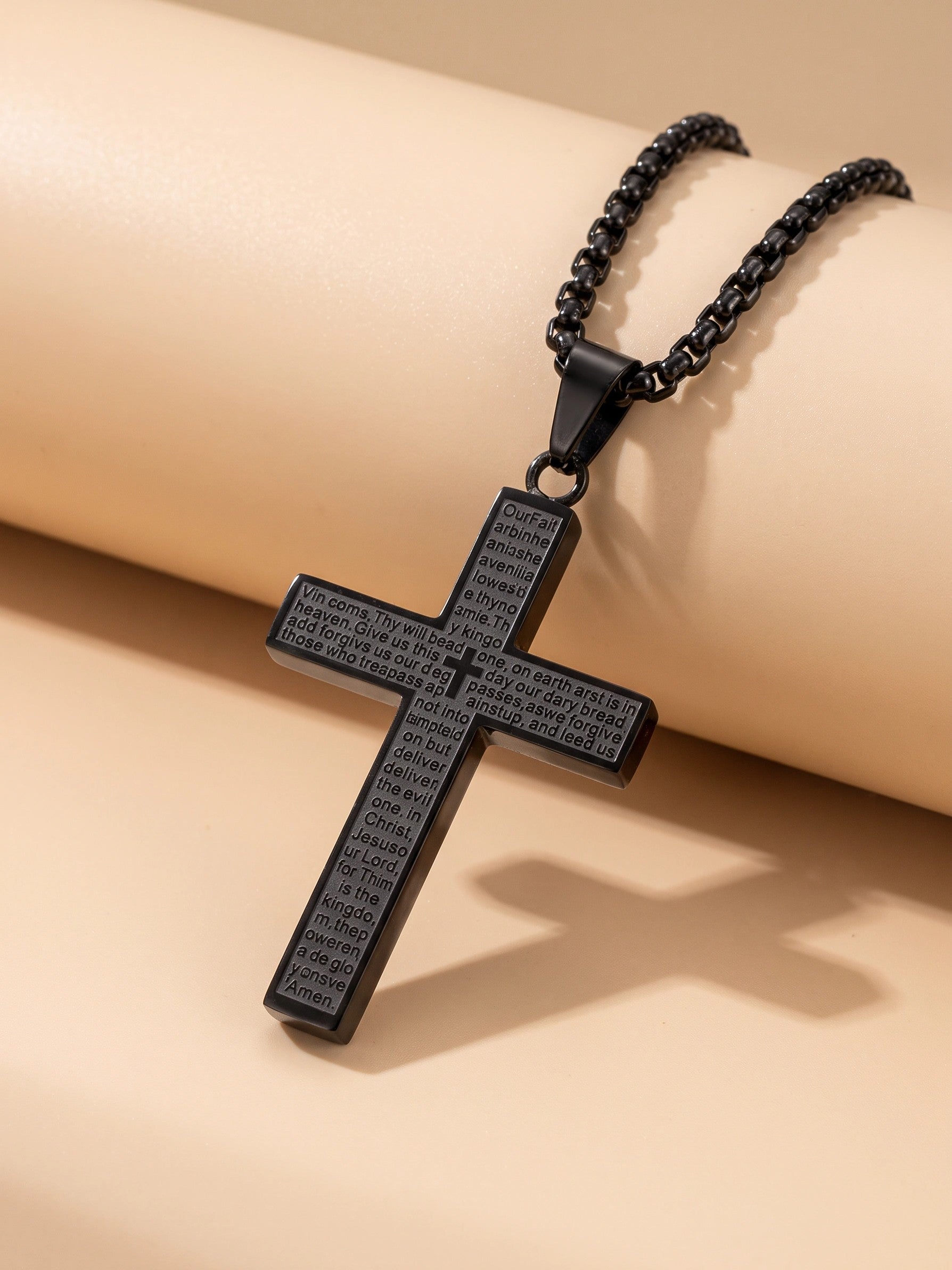 MYKI Anti-Tarnish Stainless Steel Cross Pendant Chain (MKMC113-MPC)