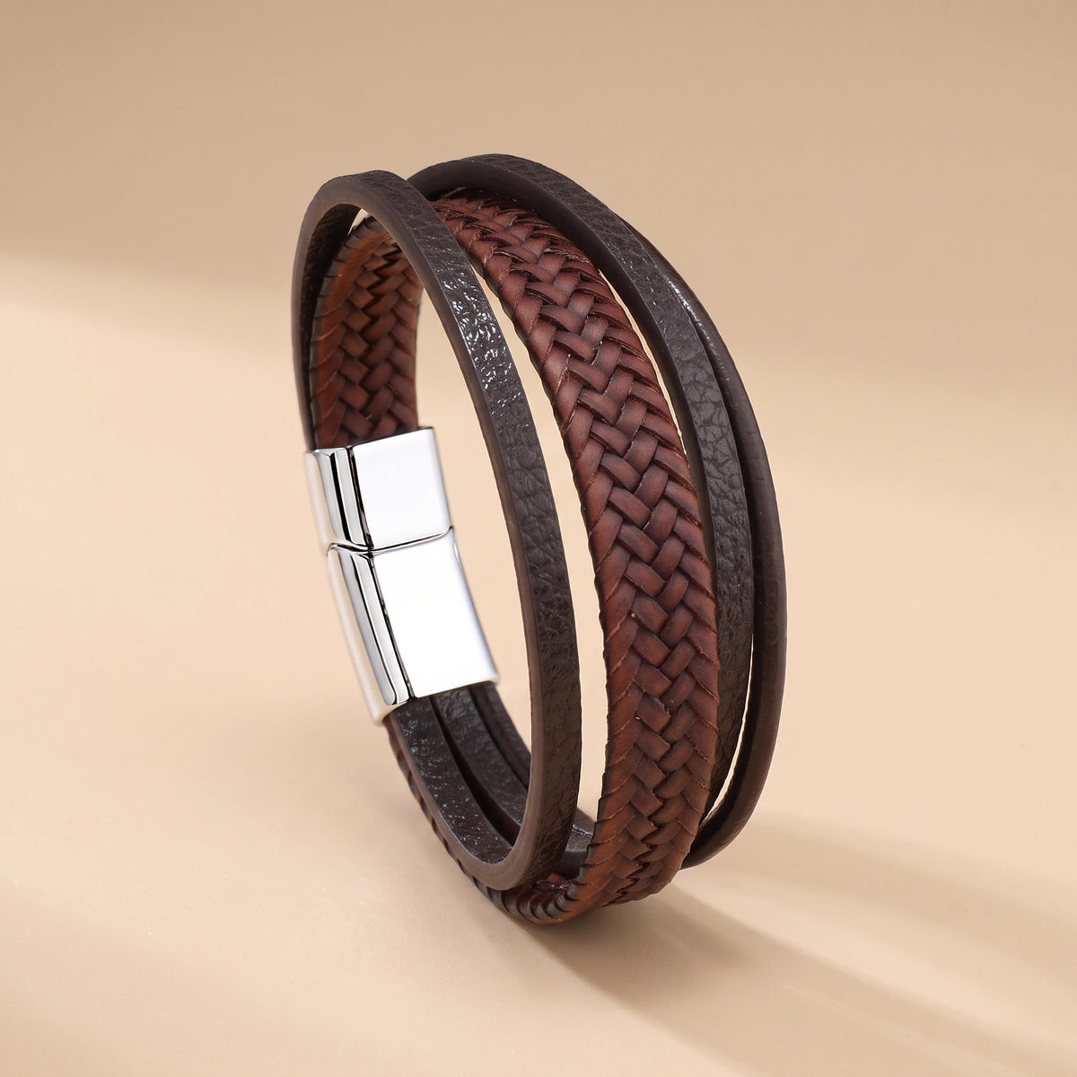 MYKI Delicate Multi Strand Leather Bracelet (MKMBR160)