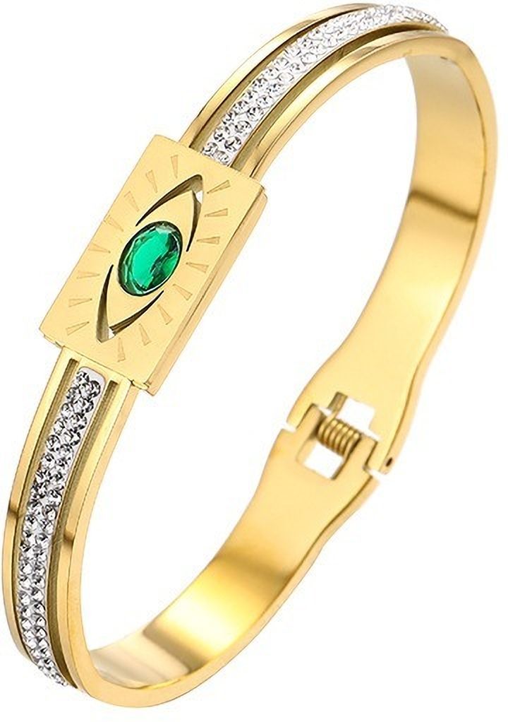 MYKI Eye Shaped Kada Bracelet (MKBRAD408G)