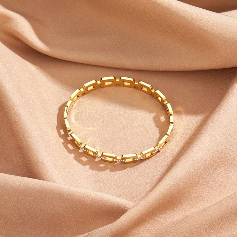 MYKI Diamond Kada Bracelet (MKBRAD411G)