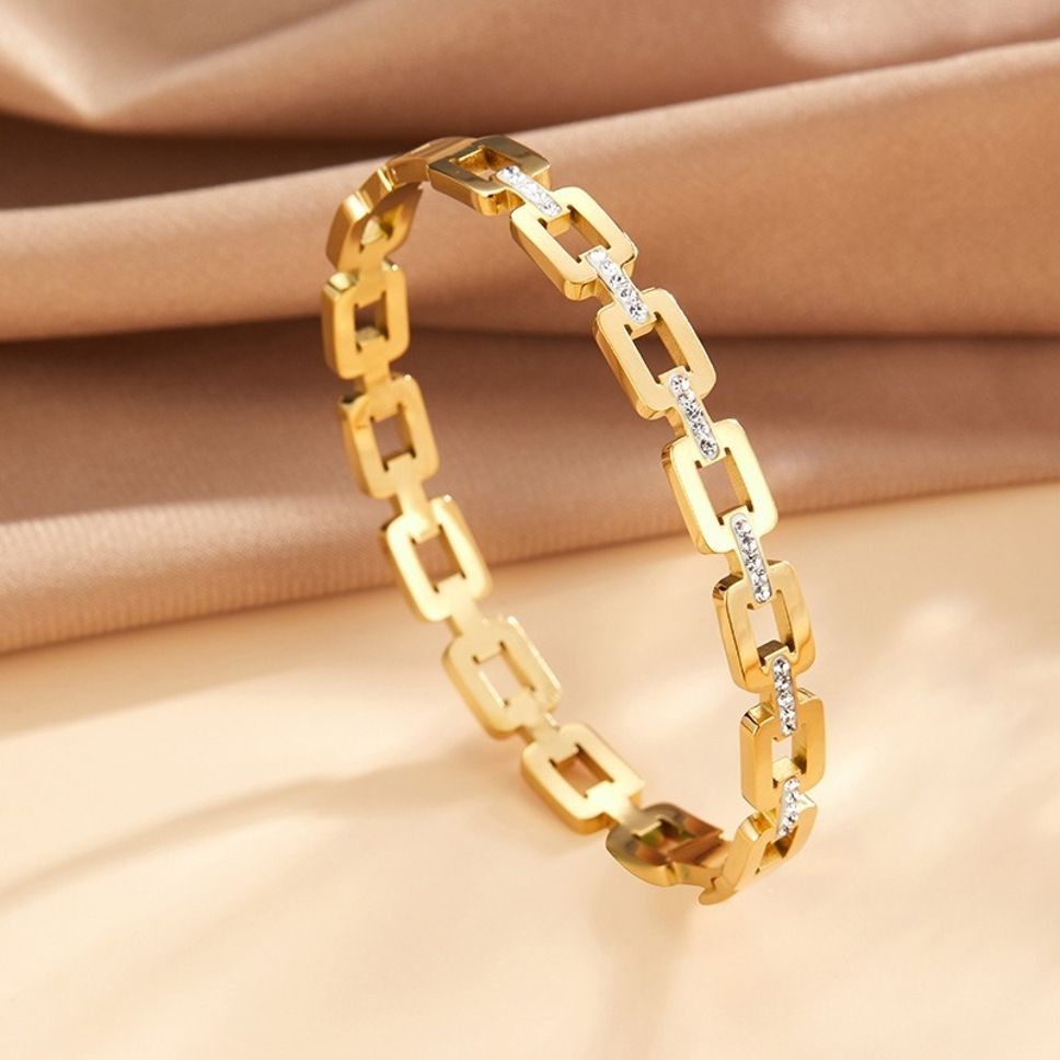 MYKI Diamond Kada Bracelet (MKBRAD411G)