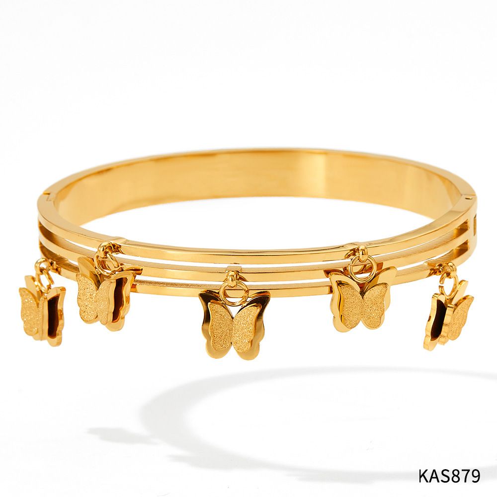 MYKI Gorgeous Butterfly Bracelet (2.4inch diameter) (MKBRAD454RG)