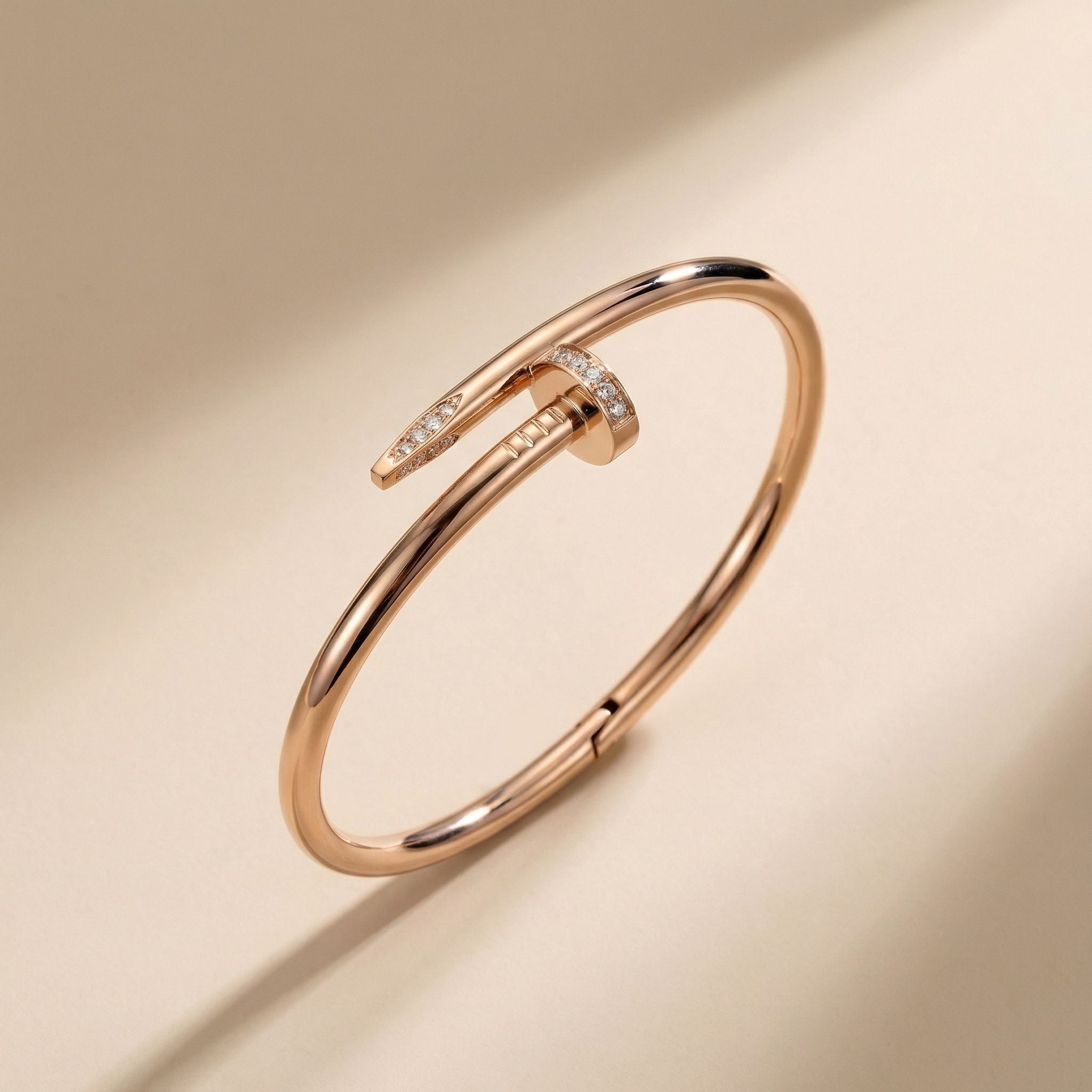 MYKI Amazing Diamond Premium plated Kada Bracelet  (MKBRAD537)