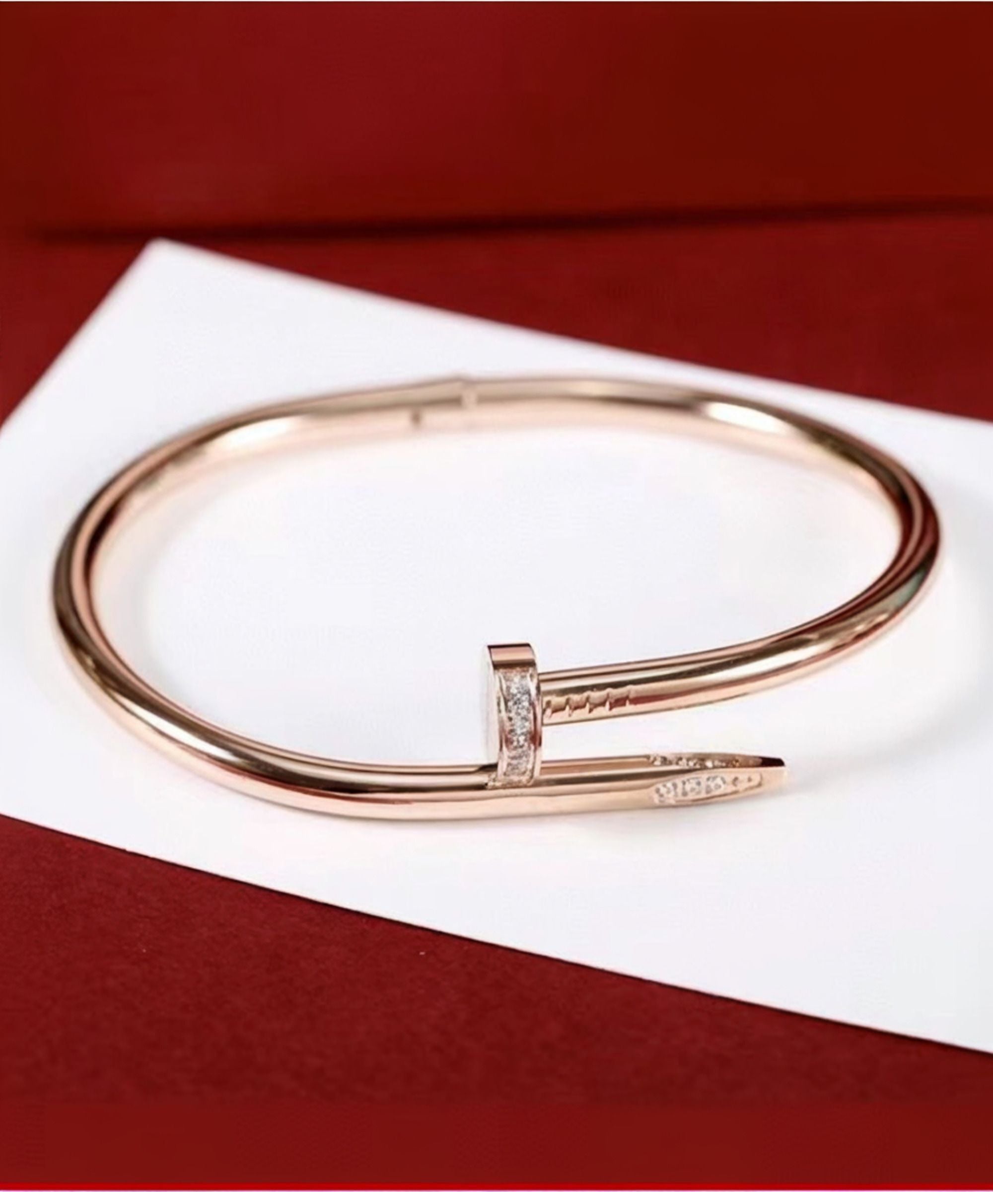 MYKI Amazing Diamond Premium plated Kada Bracelet  (MKBRAD537)