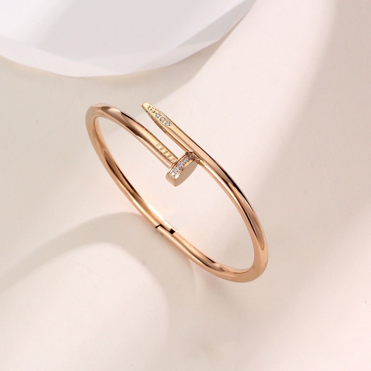 MYKI Amazing Diamond Premium plated Kada Bracelet  (MKBRAD537)