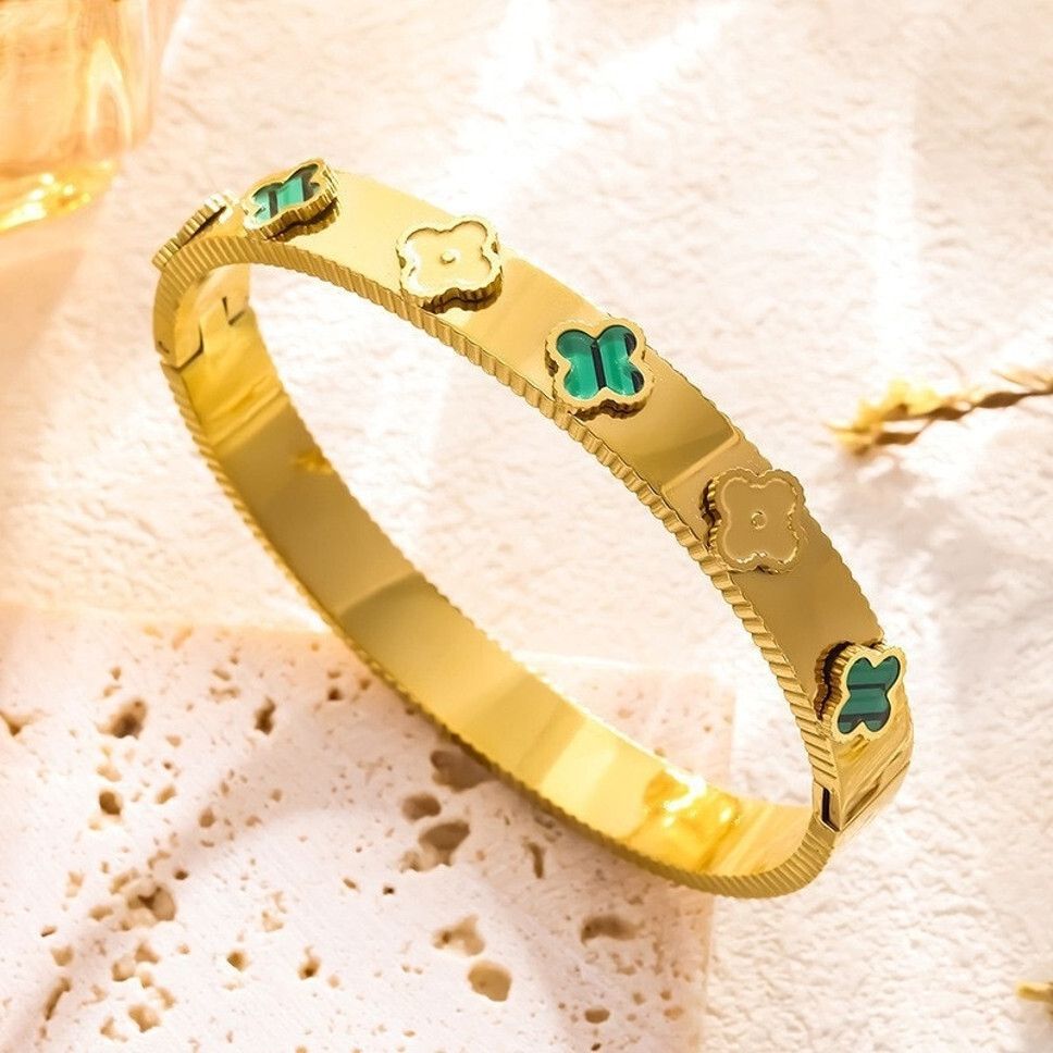 MYKI Clover Kada Bracelet (MKBRAD618-CSS)
