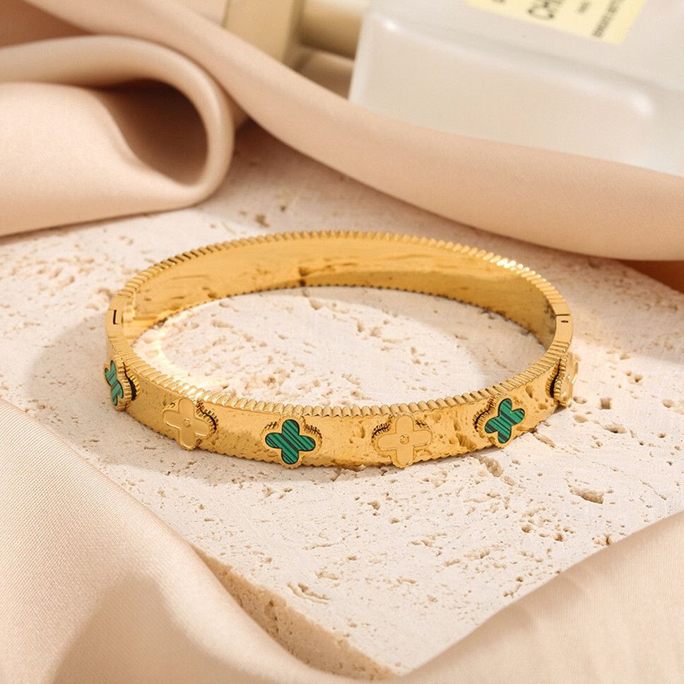 MYKI Clover Kada Bracelet (MKBRAD618-CSS)