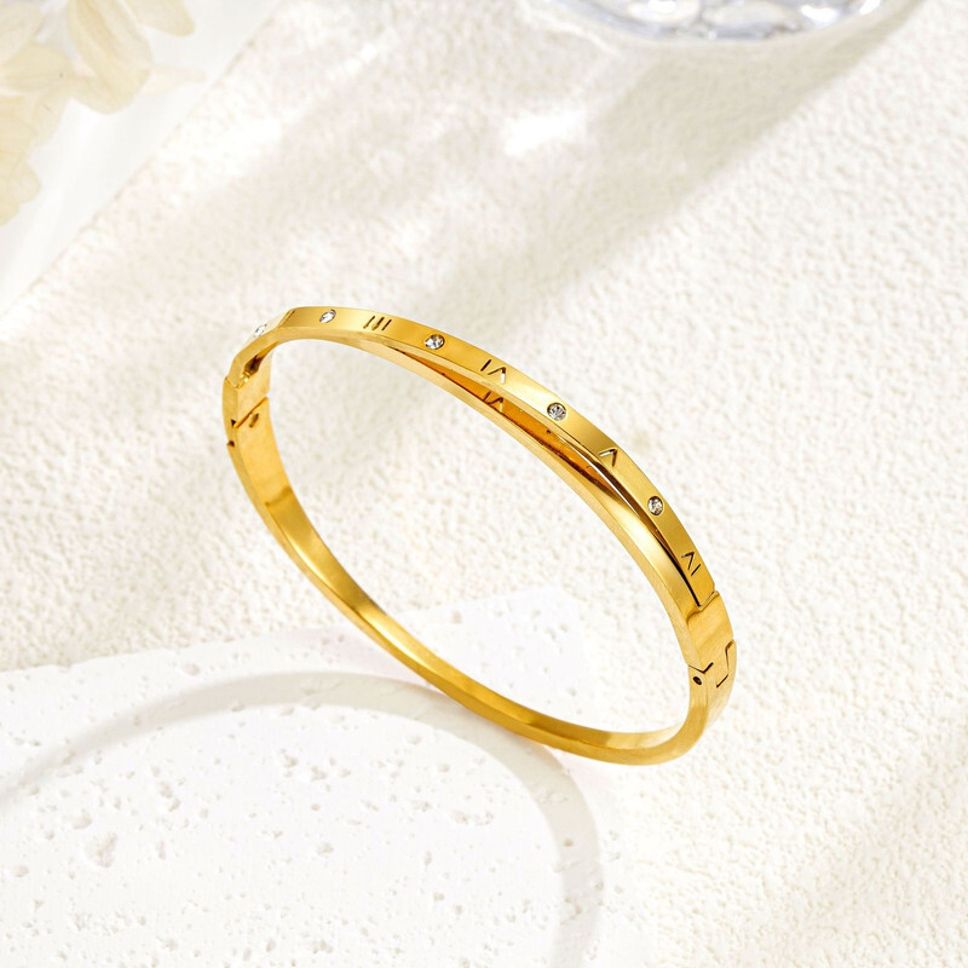MYKI Roman Twist Bracelet (MKBRAD624-CSS)