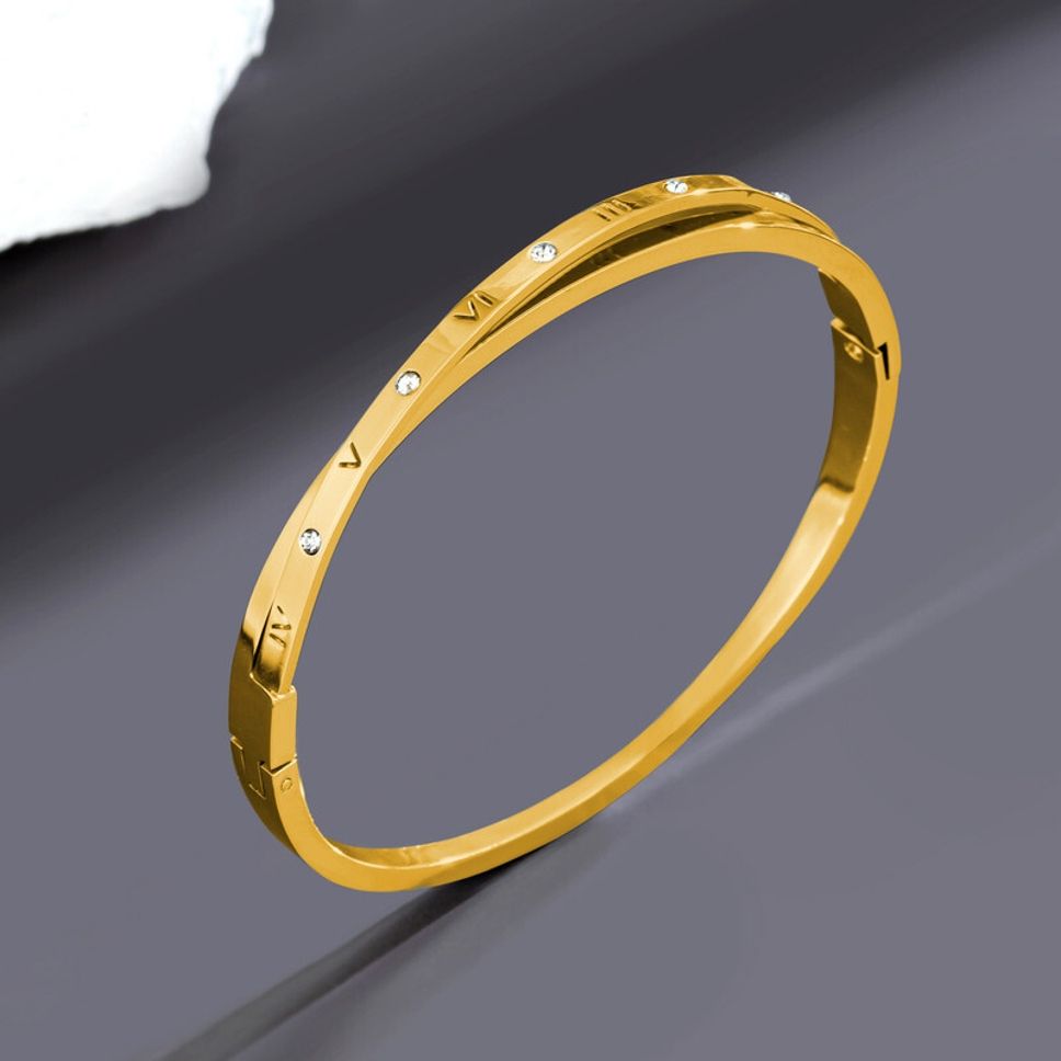 MYKI Roman Twist Bracelet (MKBRAD624-CSS)