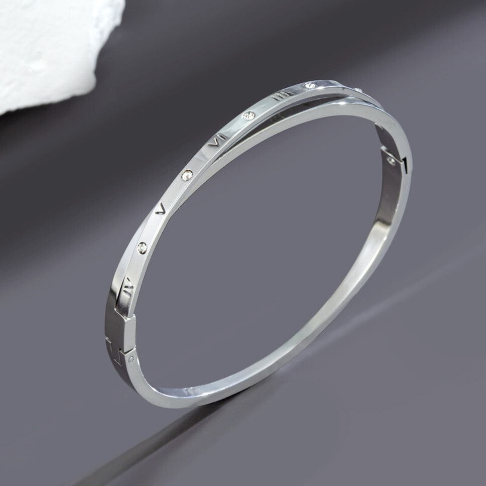 MYKI Roman Twist Bracelet (MKBRAD624-CSS)
