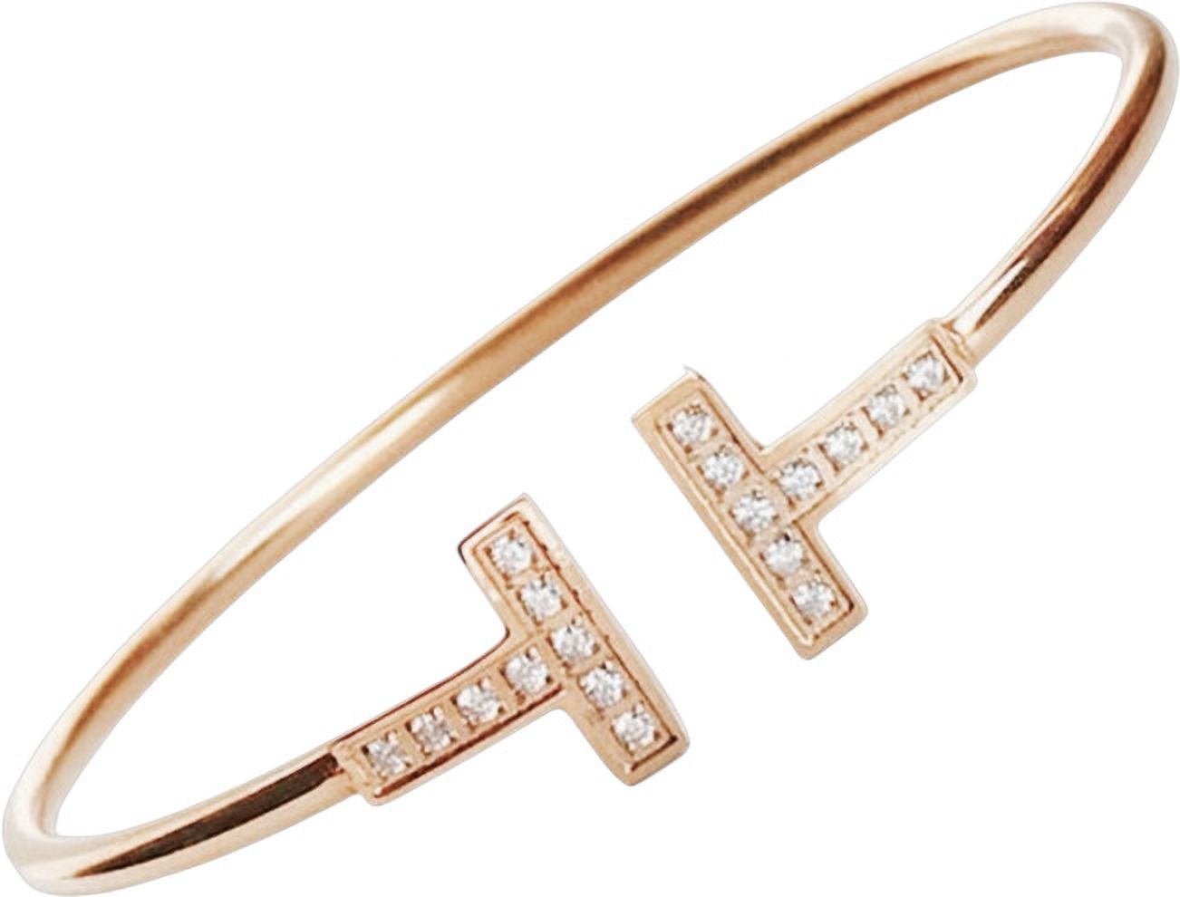 MYKI Minimal T Cuff Bracelet (MKBRAD627-CSS)