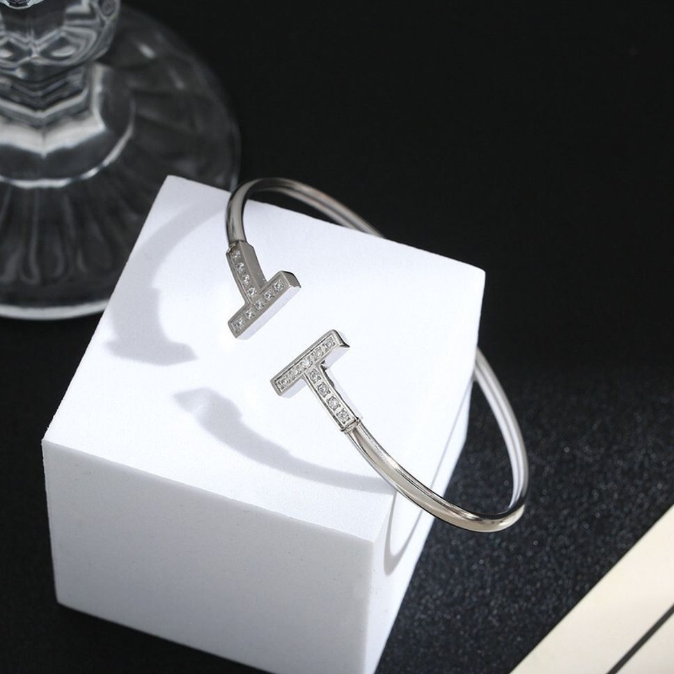 MYKI Minimal T Cuff Bracelet (MKBRAD627-CSS)