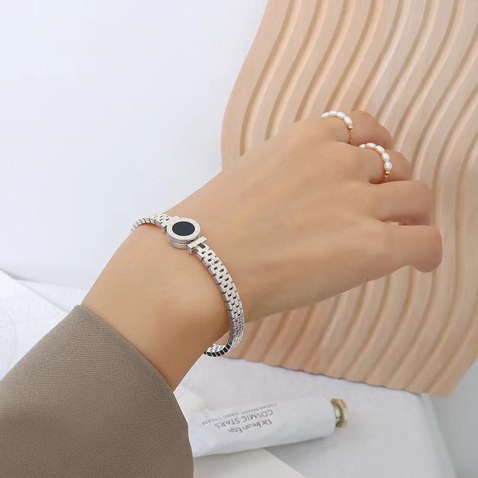 MYKI Beautiful Watch Type Design Rose Gold Plated Bracelet Kada (MKBRAD358S)