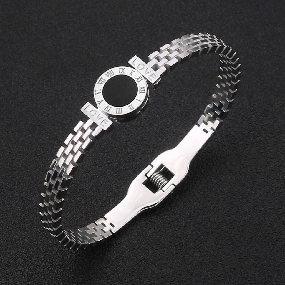 MYKI Beautiful Watch Type Design Rose Gold Plated Bracelet Kada (MKBRAD358S)