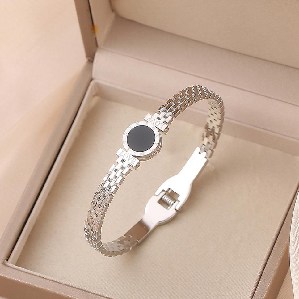 MYKI Beautiful Watch Type Design Rose Gold Plated Bracelet Kada (MKBRAD358S)