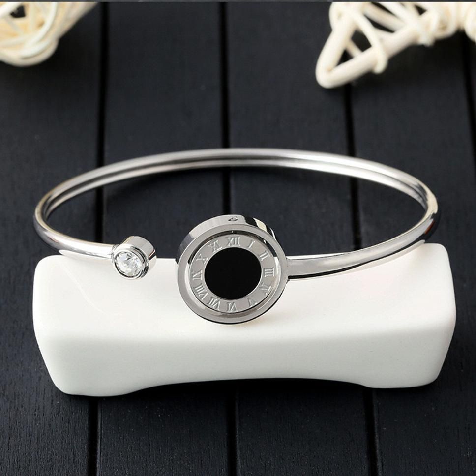 MYKI Classy Roman Letter Rose Gold plated Bracelet Kada (MKBRAD362S)