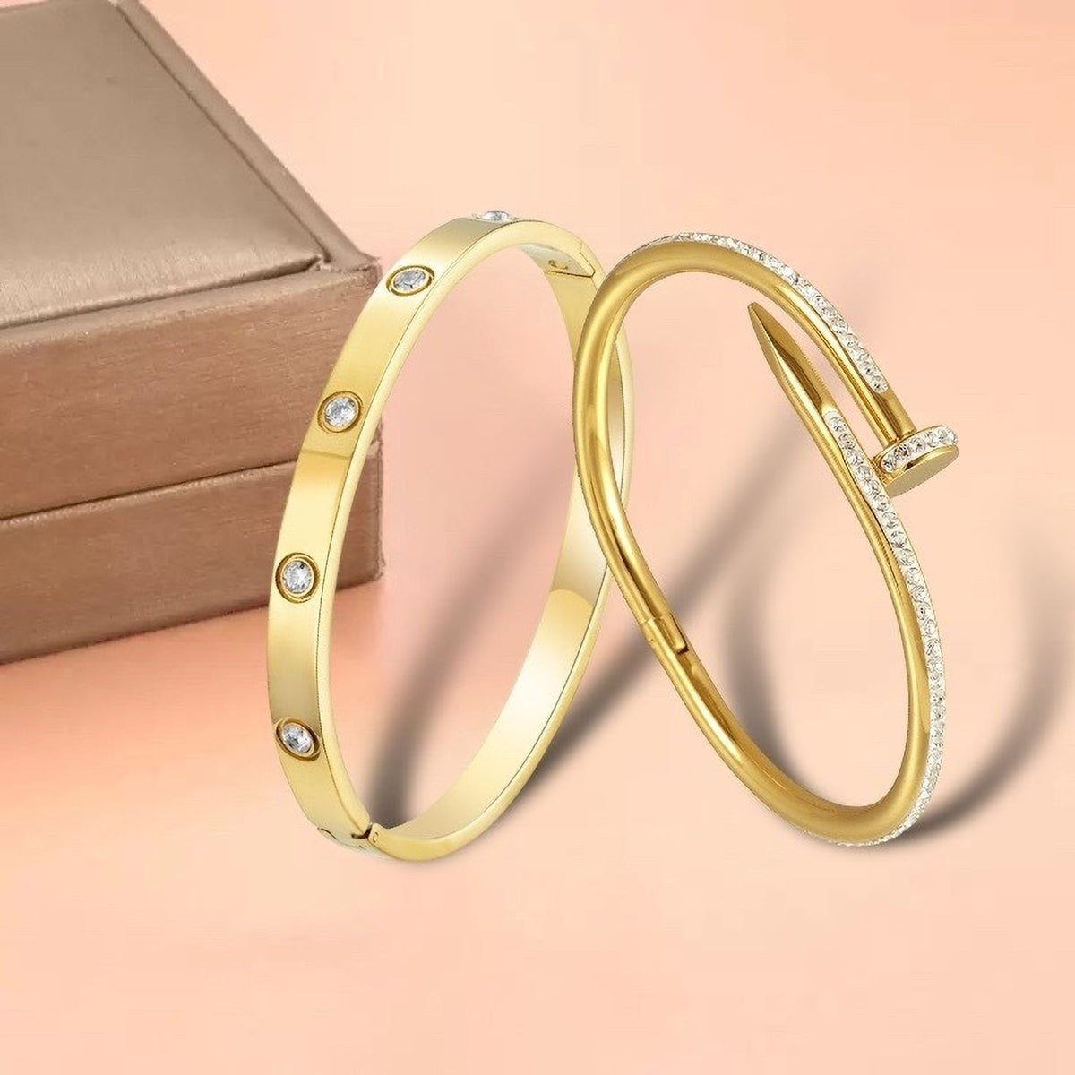 MYKI Beautiful Nail and Kada Combo Bracelet (MKBRAD386)