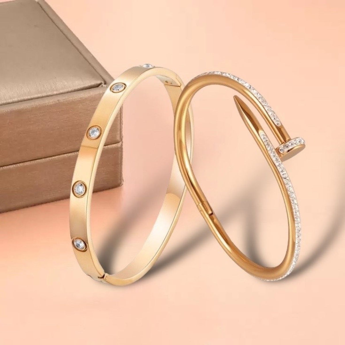 MYKI Beautiful Nail and Kada Combo Bracelet (MKBRAD386)