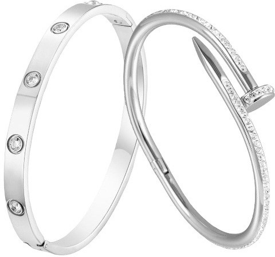 MYKI Beautiful Nail and Kada Combo Bracelet (MKBRAD386)