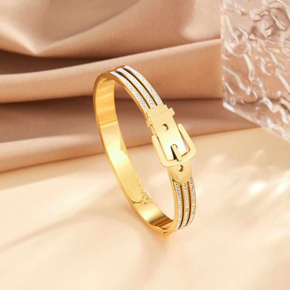 MYKI Belt Shaped Kada Bracelet (MKBRAD407)