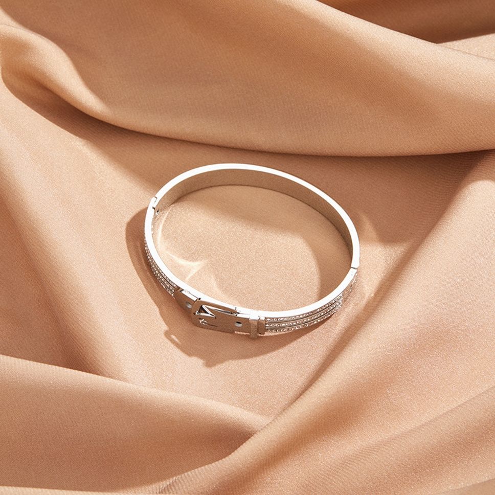 MYKI Belt Shaped Kada Bracelet (MKBRAD407)