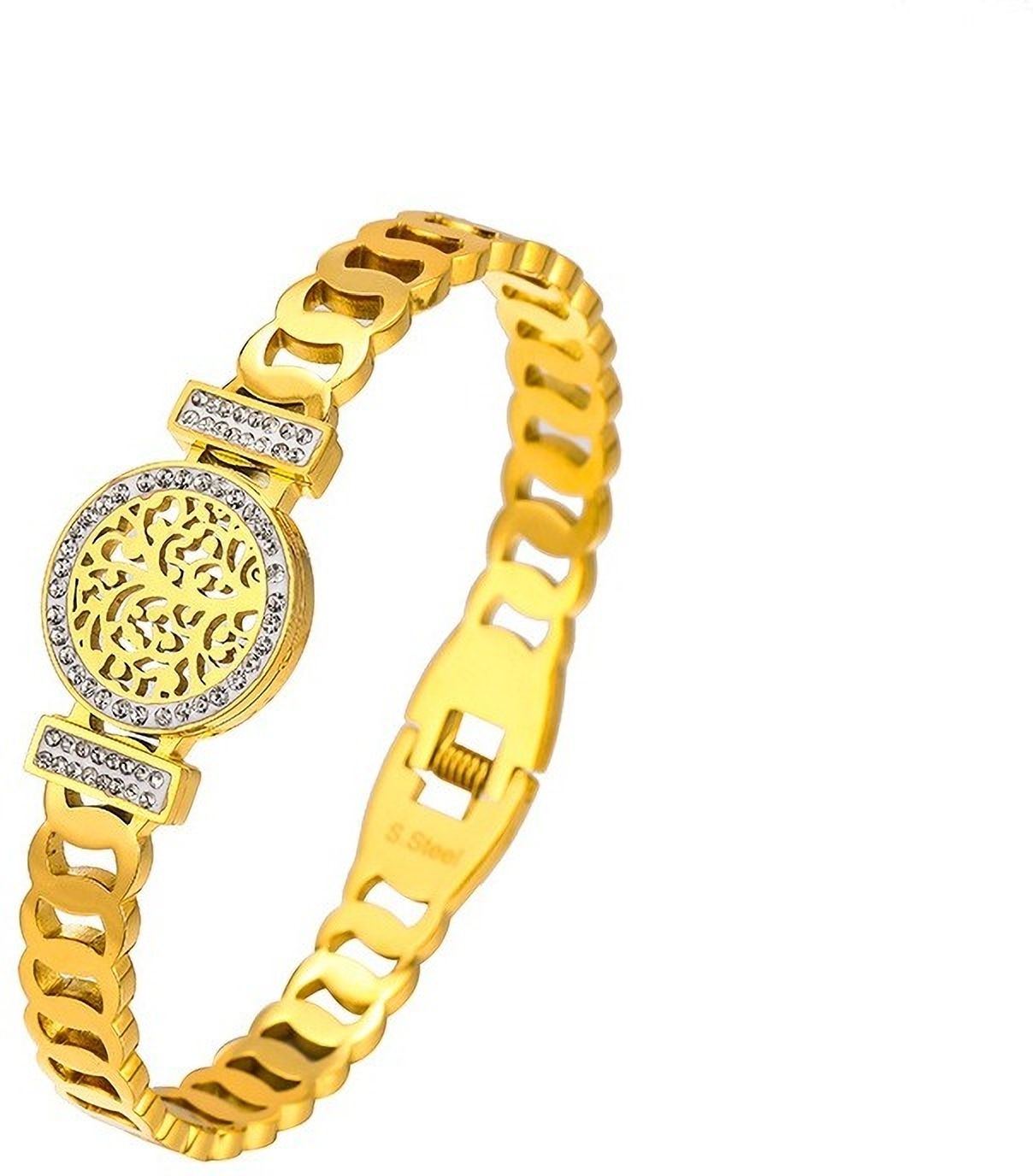 MYKI Life of Tree Diamond Kada Bracelet (MKBRAD420)