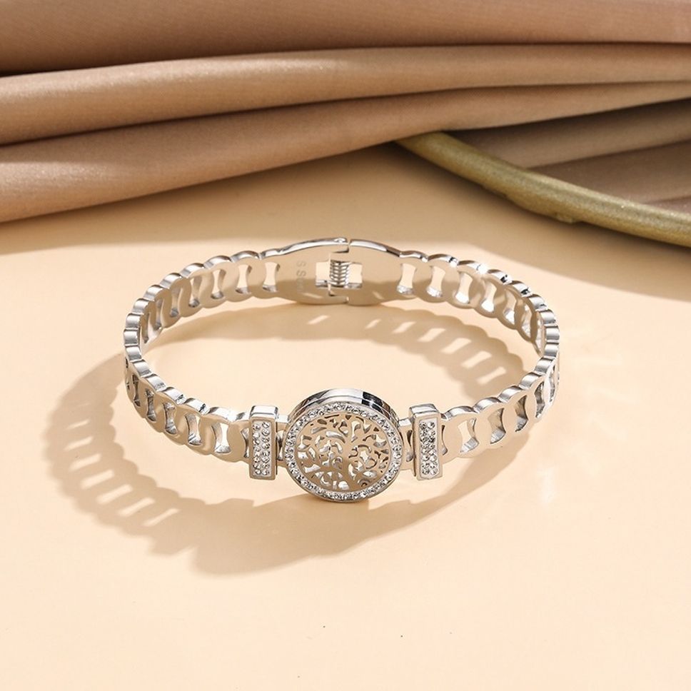 MYKI Life of Tree Diamond Kada Bracelet (MKBRAD420)