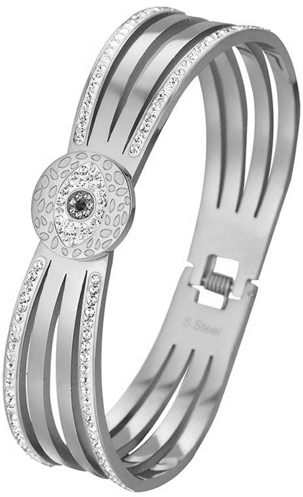 MYKI Sansational Evil Eye Diamond Kada Bracelet (MKBRAD429)