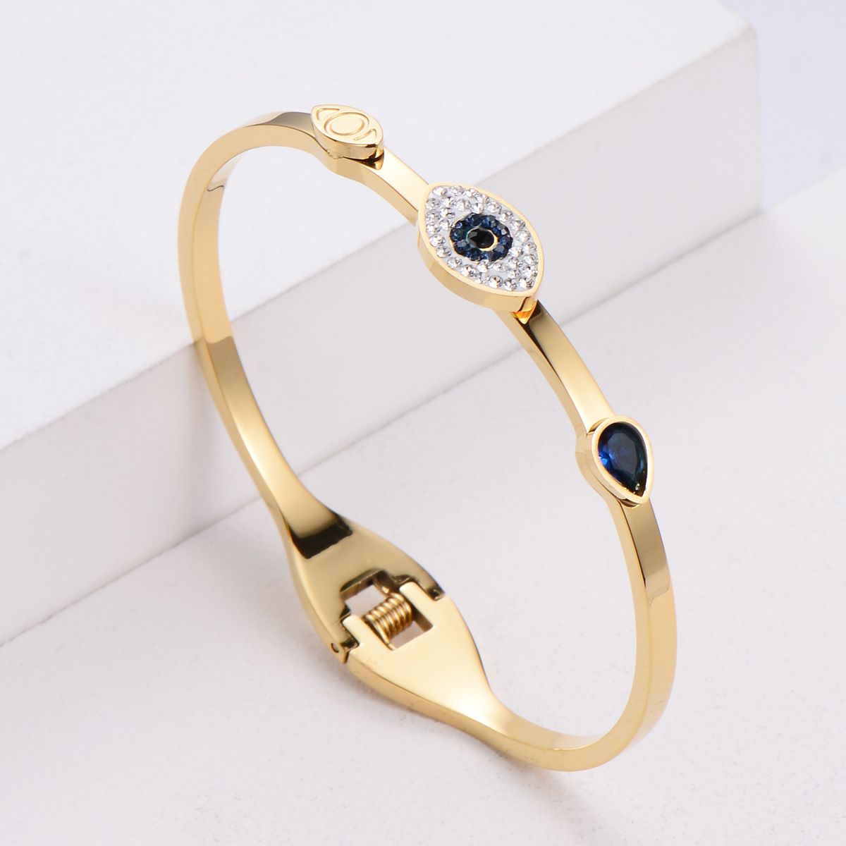 MYKI Gorgeous Evil Eye Bracelet (2.4inch diameter) (MKBRAD455G)
