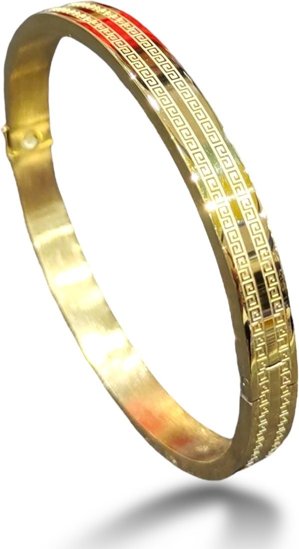 MYKI Glamorous Love Bracelet(6 mm thickness, 2.4 diameter) (MKBRAD465G)