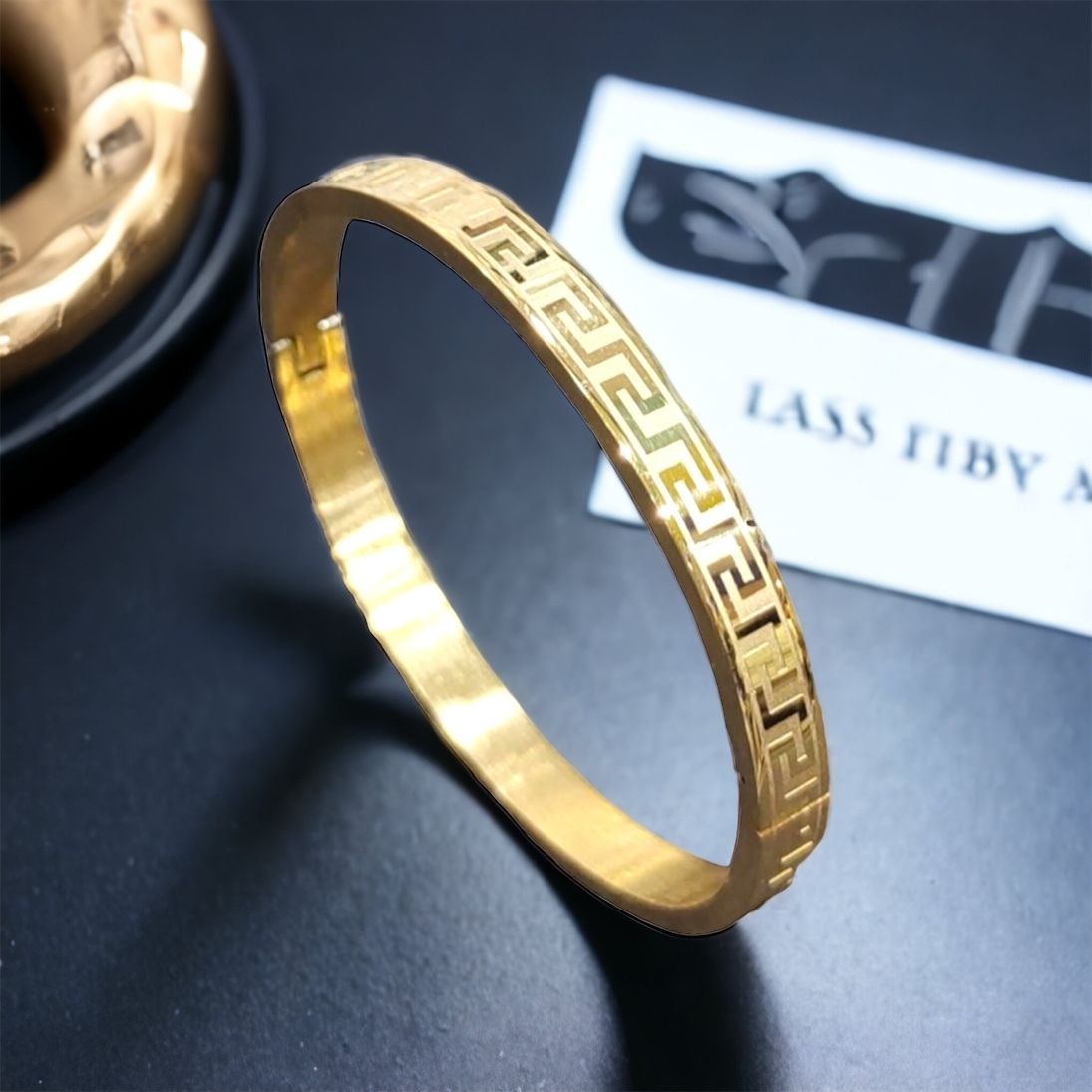 MYKI Impressing Love Unisex Bracelet (6 mm thickness, 2.4 diameter) (MKBRAD469G)