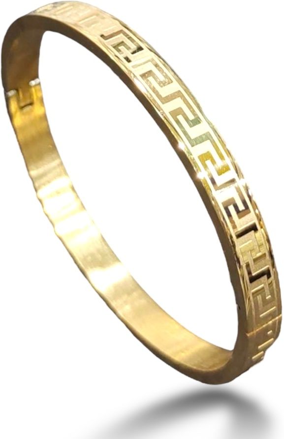MYKI Impressing Love Unisex Bracelet (6 mm thickness, 2.4 diameter) (MKBRAD469G)