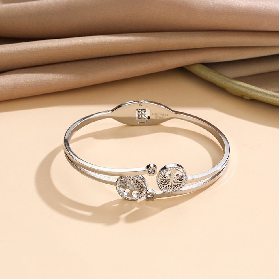 MYKI Lovely Diamond Kada Bracelet (MKBRAD486S)