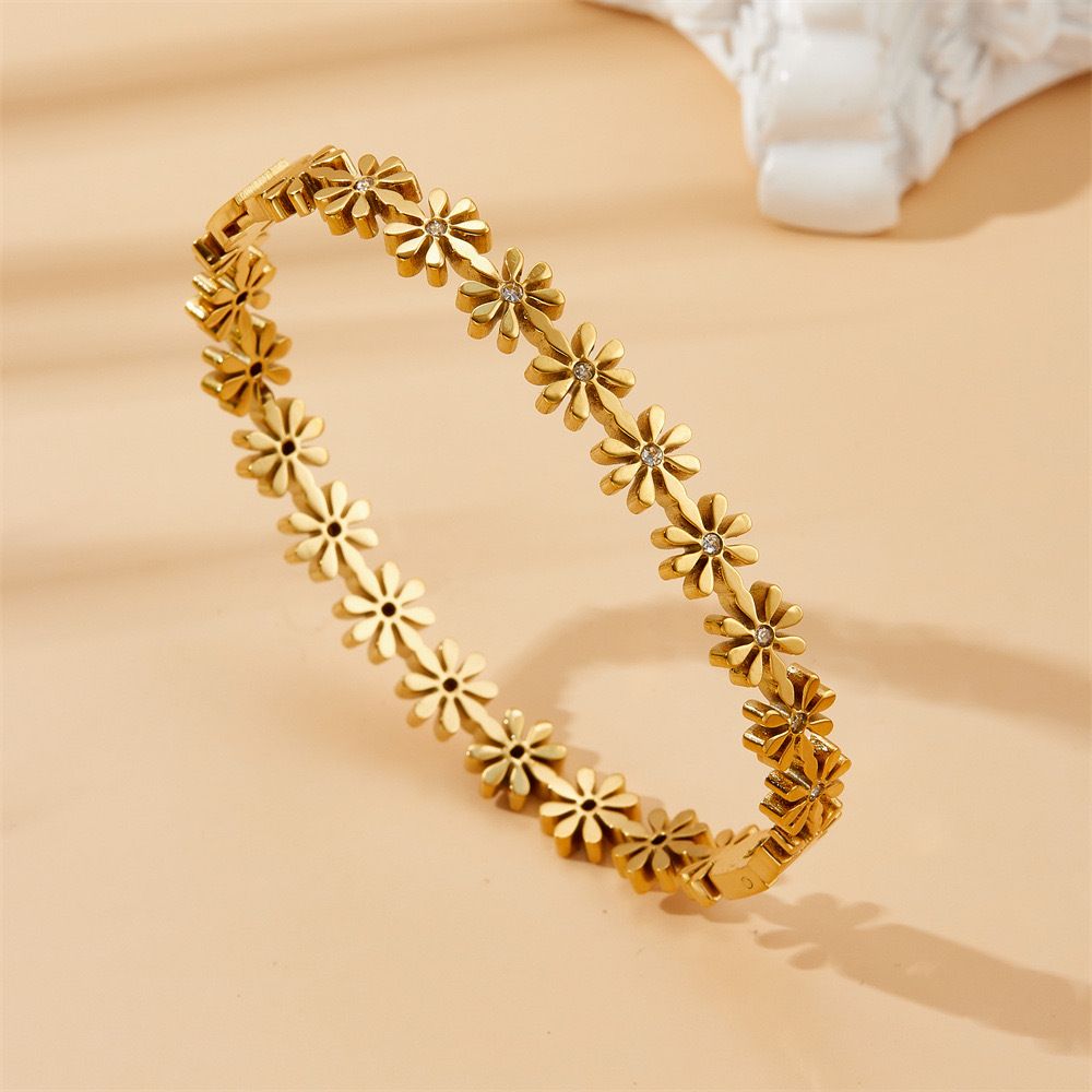 MYKI Amazing Diamond Premium plated Kada Bracelet (MKBRAD551)