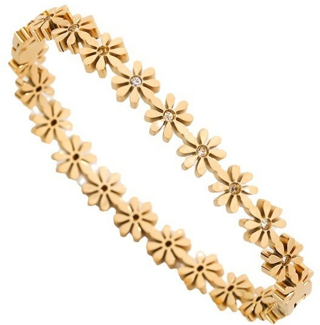 MYKI Amazing Diamond Premium plated Kada Bracelet (MKBRAD551)