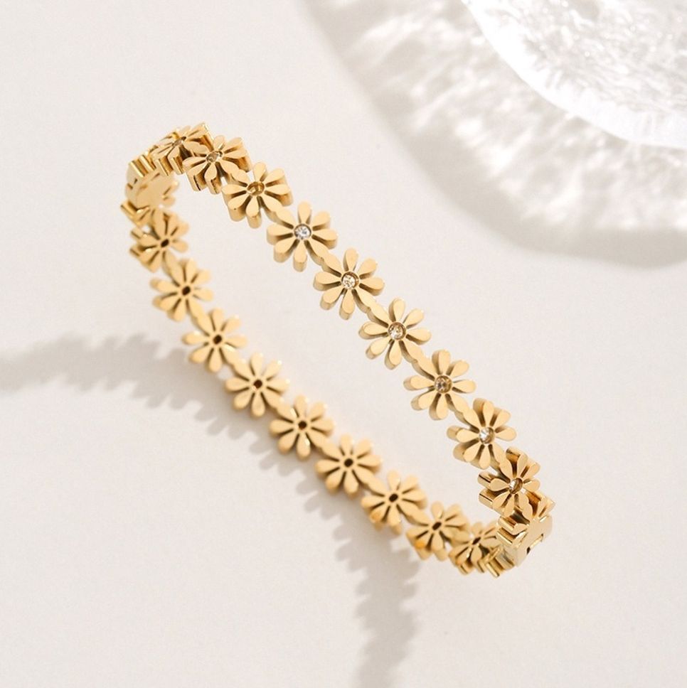 MYKI Amazing Diamond Premium plated Kada Bracelet (MKBRAD551)