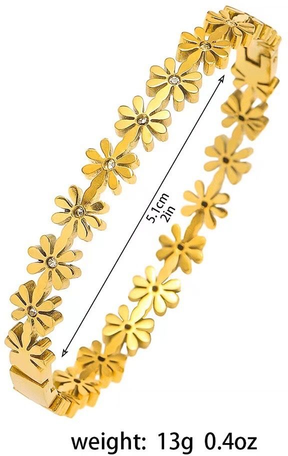 MYKI Amazing Diamond Premium plated Kada Bracelet (MKBRAD551)