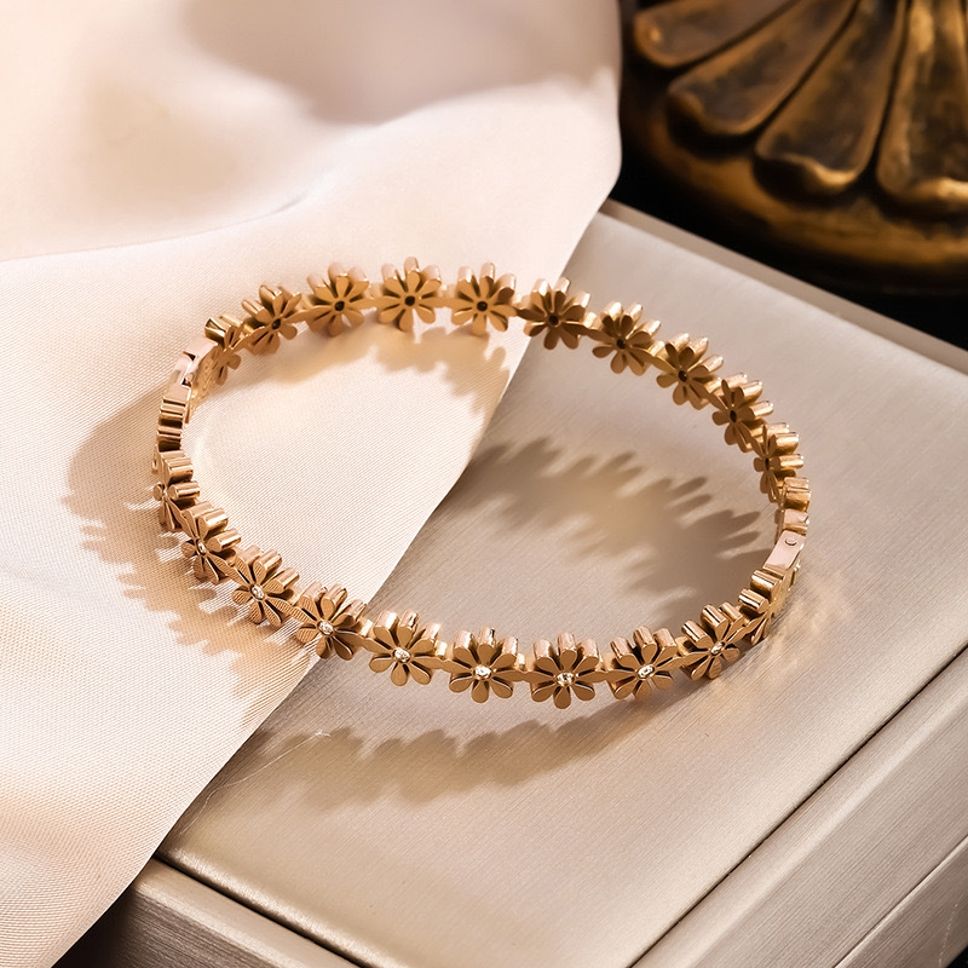 MYKI Amazing Diamond Premium plated Kada Bracelet (MKBRAD551)