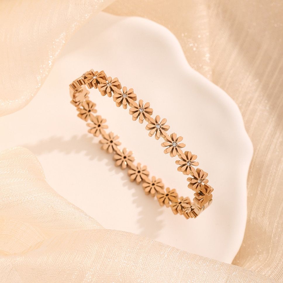 MYKI Amazing Diamond Premium plated Kada Bracelet (MKBRAD551)