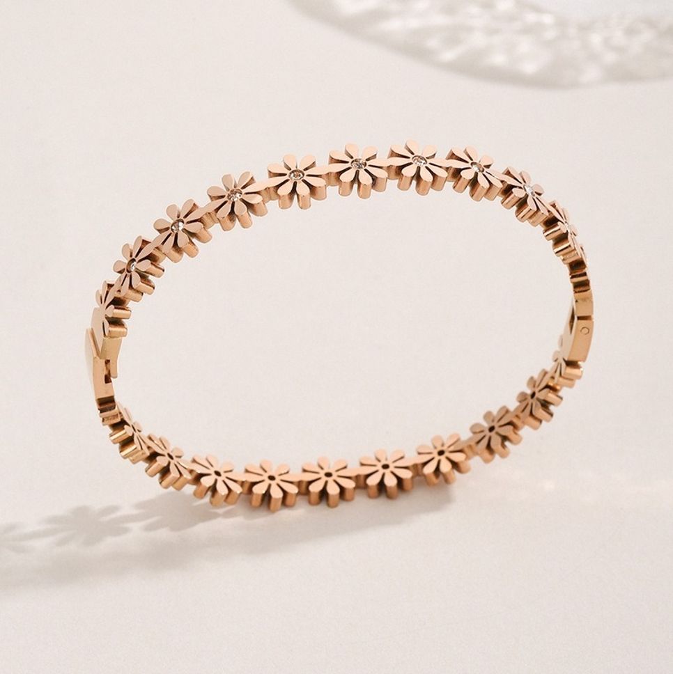 MYKI Amazing Diamond Premium plated Kada Bracelet (MKBRAD551)