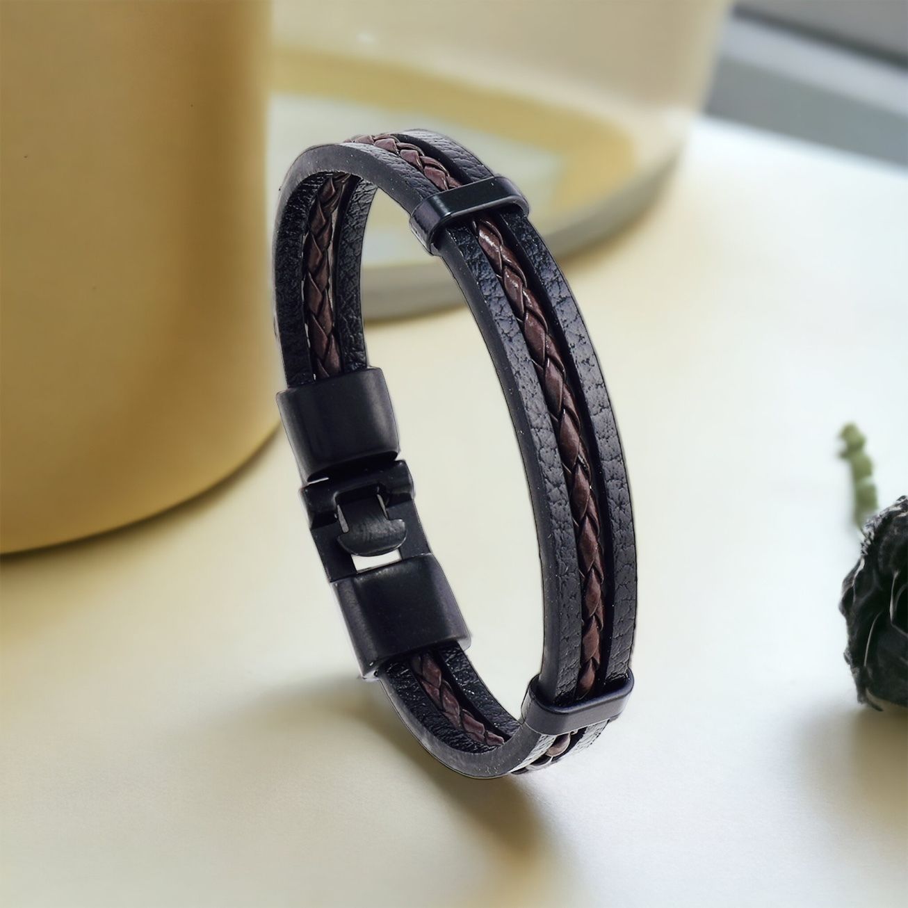 MYKI Handsome Leather Bracelet (MKMBR161)