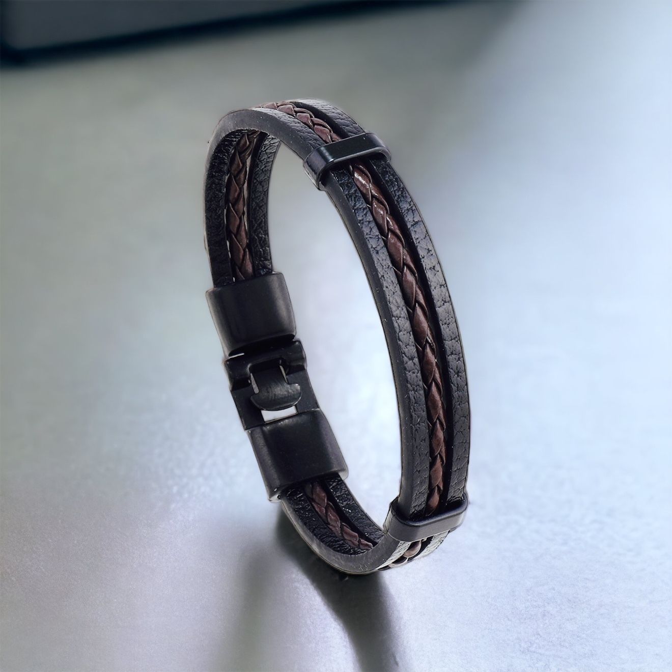MYKI Handsome Leather Bracelet (MKMBR161)
