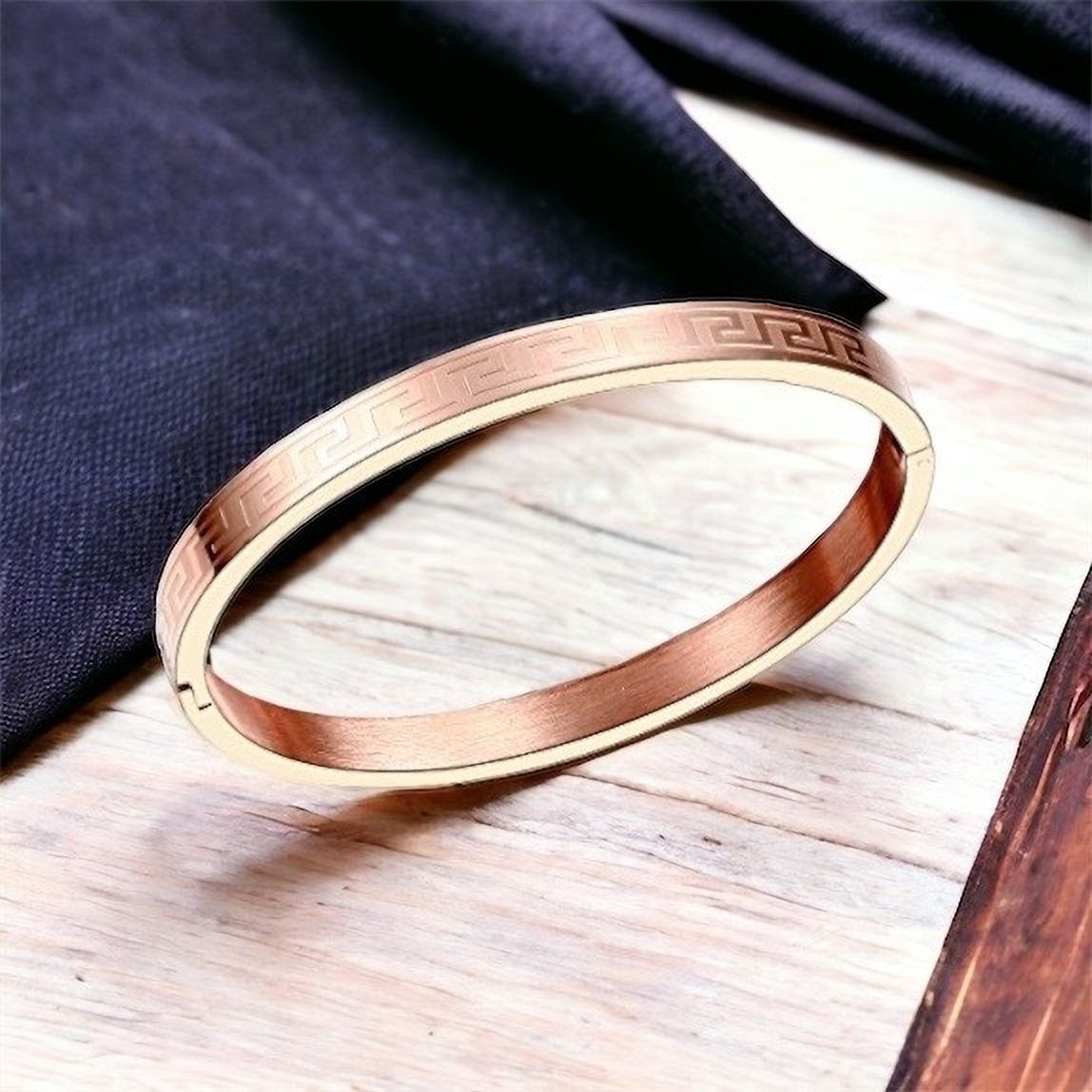 MYKI Greek Key Bracelet For Mens (MKBRAD393)