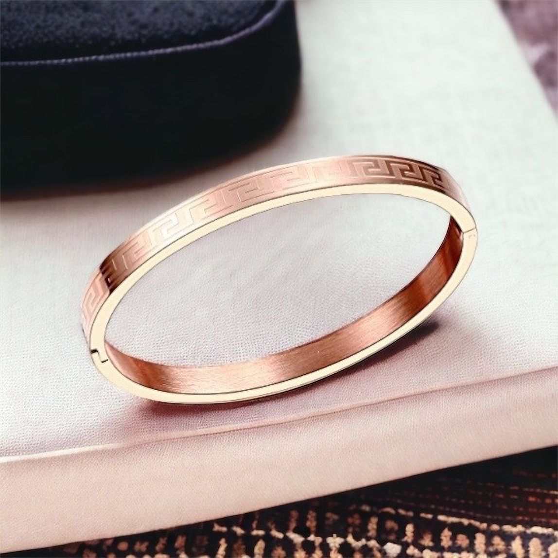 MYKI Greek Key Bracelet For Mens (MKBRAD393)