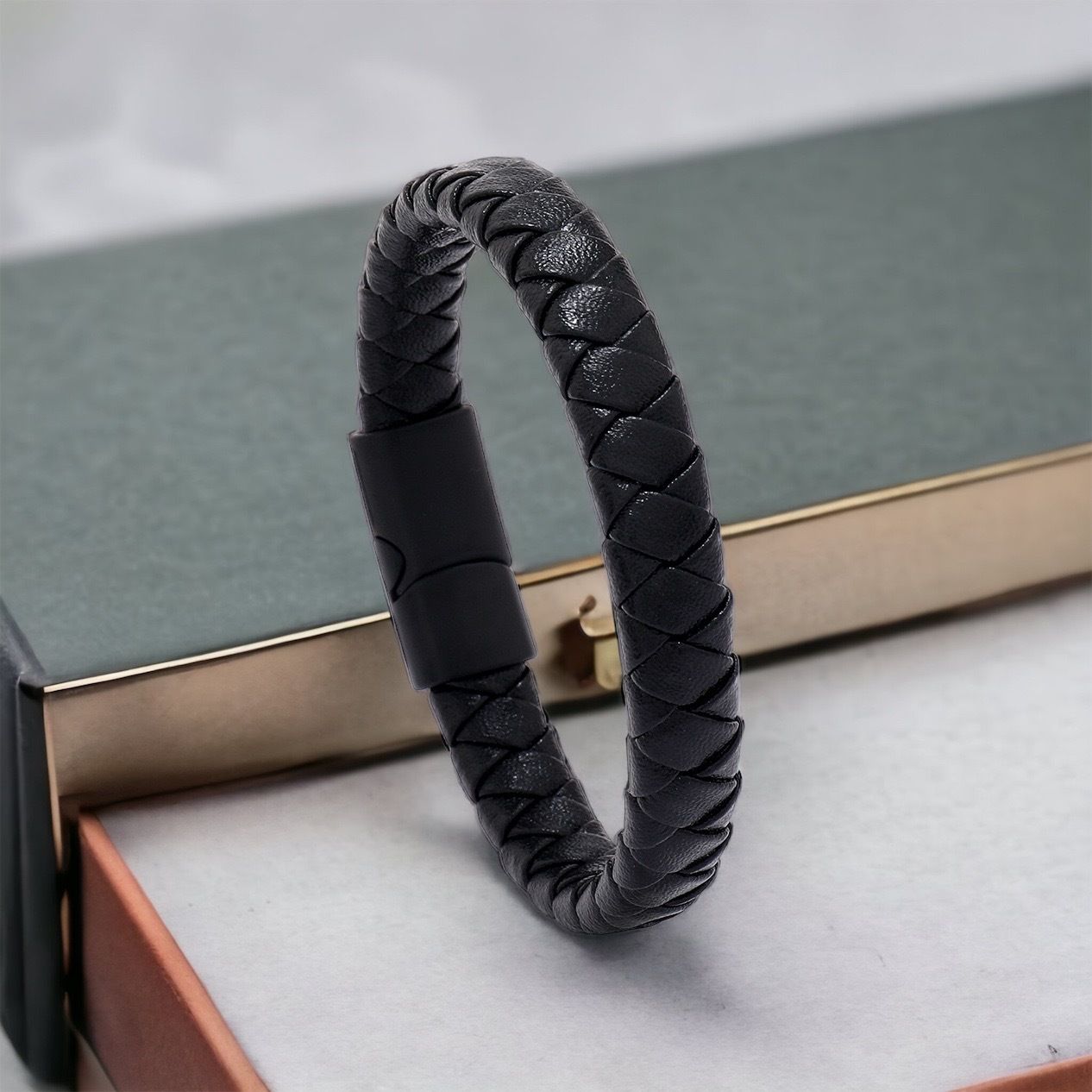 MYKI Classy Leather Bracelet (MKMBR146)